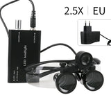 Dental Surgical Loupes 2.5X/3.5X with LED Light – Medical Magnifying Glasses for Dentistry & Surgery