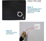 90x60cm Grounding Mat for Improving Sleep Grounding Pad Health With Earthing Cable EMF Recovery Protection Release Electrostatic