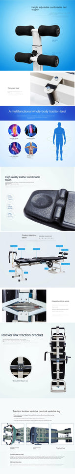 MIYAUP 2025 Medical Lumbar & Neck Traction Bench – Home Pain Relief & Tensioner