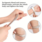 Stainless Steel Gua Sha Scraping Tool Set – Muscle Therapy for Back, Neck, Shoulder, Arms & Legs