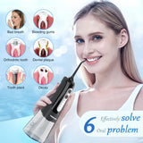INSMART Portable Oral Irrigator & Dental Water Flosser – 300ML Teeth Cleaner