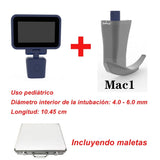 Mexico Local Stock 3.5 Inch HD Touch screen Anesthesia Digital Video Laryngoscope 6 sizes Reusable Sterilizable Blades Optional