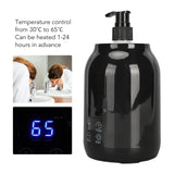 Essential Oil Heater LED Display Temperature Adjust Single Massage Oil Bottle Warmer Massage Oil Heater