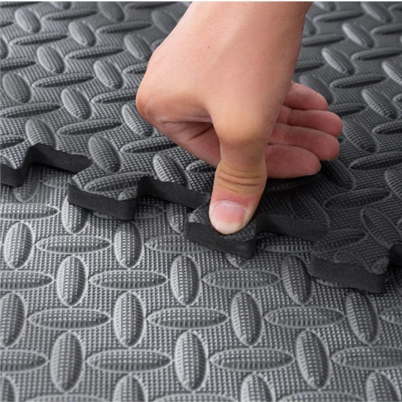 12PCS EVA Foam Gym Floor Mats – Non-Slip, Shock-Absorbing Interlocking Tiles for Fitness & Yoga (30×30cm)