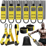 300 lbs Heavy-Duty Resistance Bands with Handles – Strength Training & Physiotherapy Exercise Strap