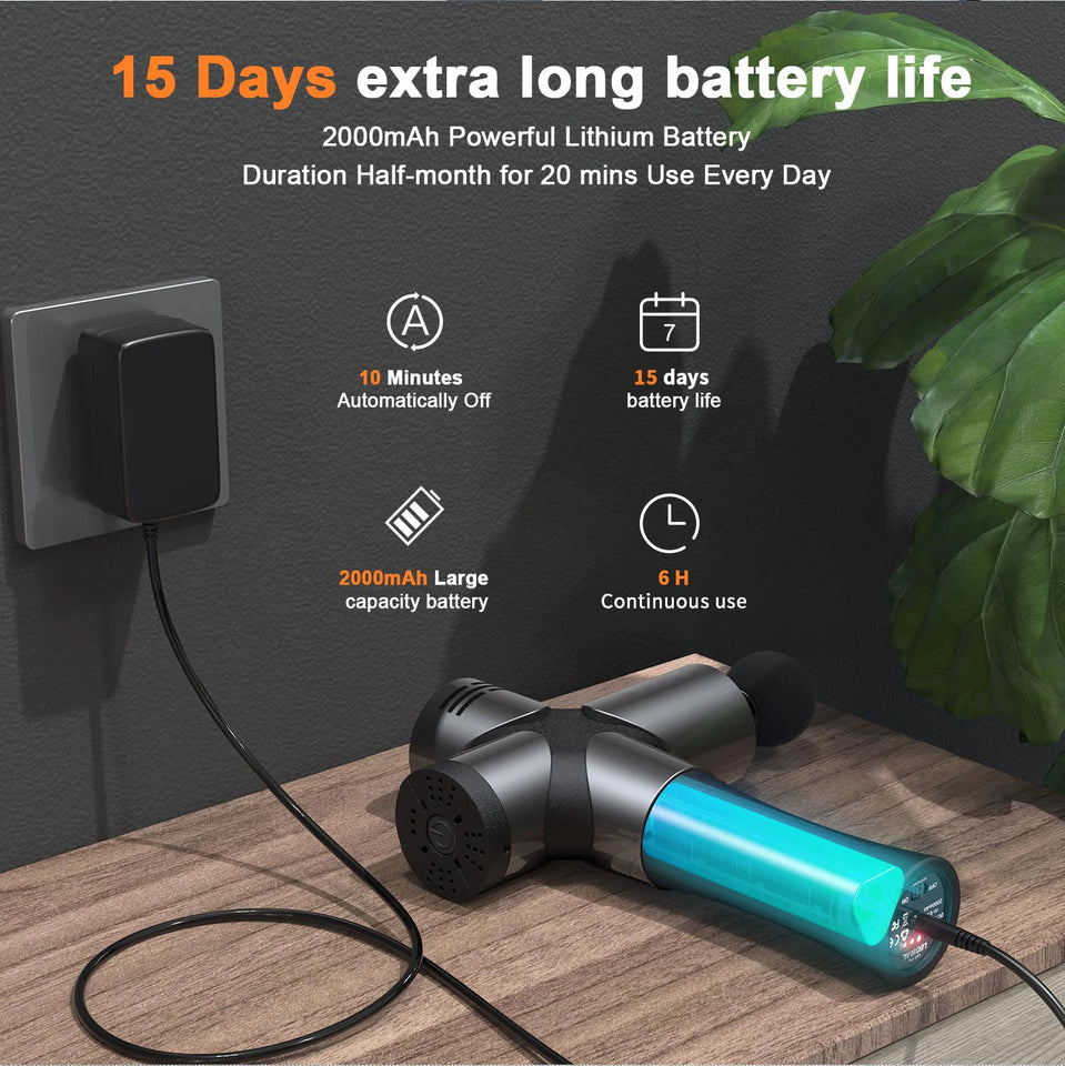 BOOSTER Pro 3 Massage Gun – Deep Tissue Muscle Stimulator & Body Massager