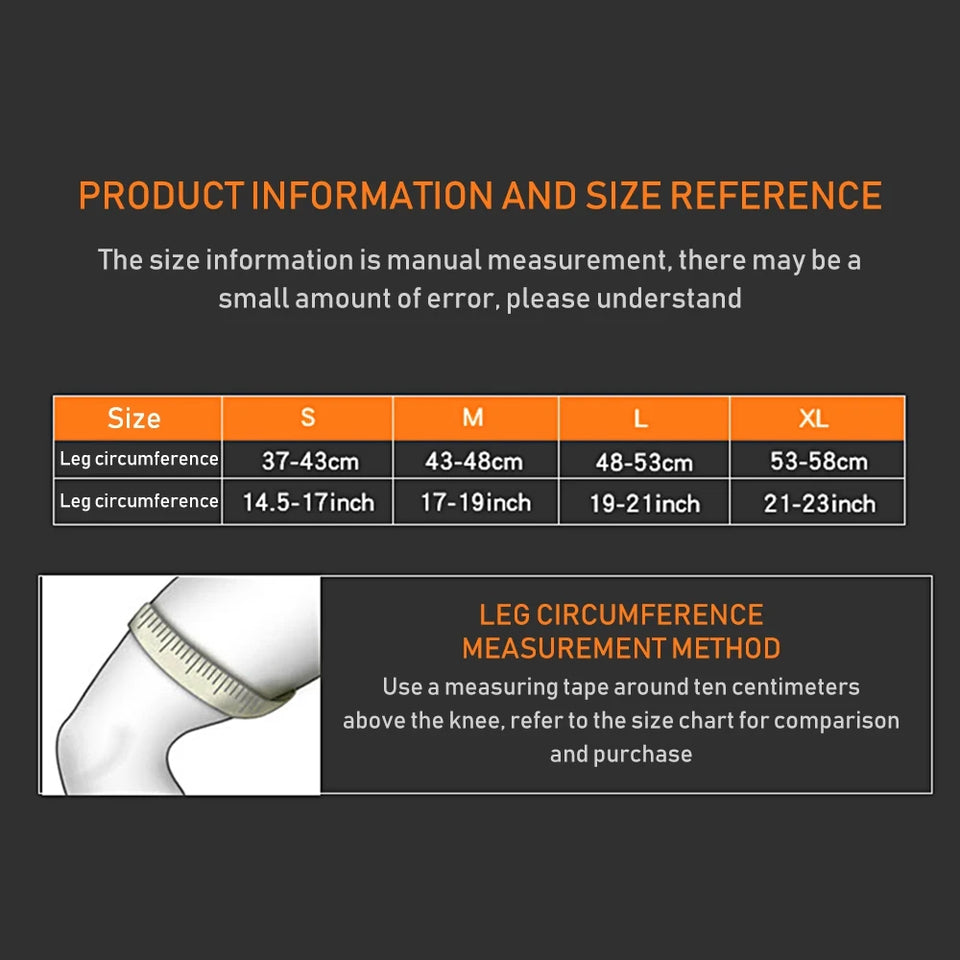 Knee Compression Sleeve Support Brace – Joint Pain Relief for Running, Arthritis, ACL, Meniscus Tear & Injury Recovery