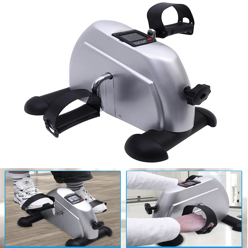 Mini Portable Pedal Exercise Bike – Under Desk Fitness Cycling Trainer with LCD Display