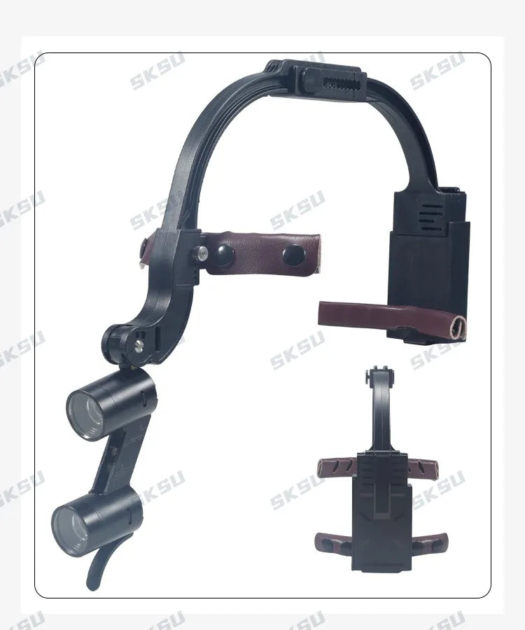 Binocular Dental Loupe with LED Surgical Headlight – 2.5X & 3.5X Magnification