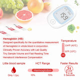4-in-1 Blood Test Strips for PM800 Meter – Glucose, Ketone, Uric Acid & Hemoglobin