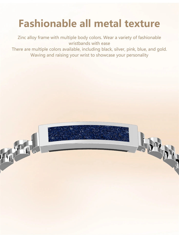 Waterproof Smart Fitness Bracelet – Activity Tracker with Heart Rate, Sleep Monitor & Pedometer for Men & Women (Android & iOS)