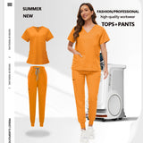 Unisex Medical Scrub Set with Pockets – Jogger-Style Nurse & Doctor Uniform for Clinical, Surgical & Veterinary Work