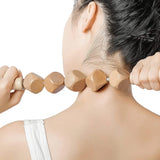 6-in-1 Wood Therapy Massage Roller – Lymphatic Drainage & Anti-Cellulite Massager