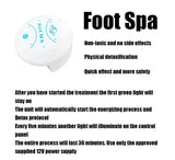 Detox Ion Electric Foot Spa Bath Massager Machine Foot Bath Cleaning Footspa Vibrating Whirlpool Care Arrays Aqua Health Therapy