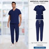 Wholesale Unisex Medical Jogger Scrub Set with Accessories