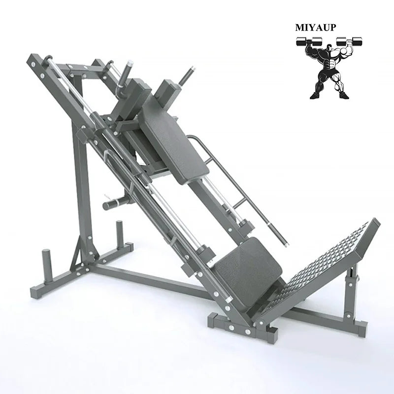 MIYAUP Dual-Function Reverse Kick & Squat Machine – Commercial Gym Leg Strength Trainer