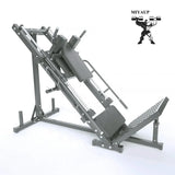 MIYAUP Dual-Function Reverse Kick & Squat Machine – Commercial Gym Leg Strength Trainer