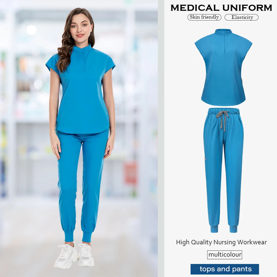 Medical & Surgical Uniform Set – Professional Hospital, Clinic, Veterinary & Pharmacy Workwear for Doctors and Nurses