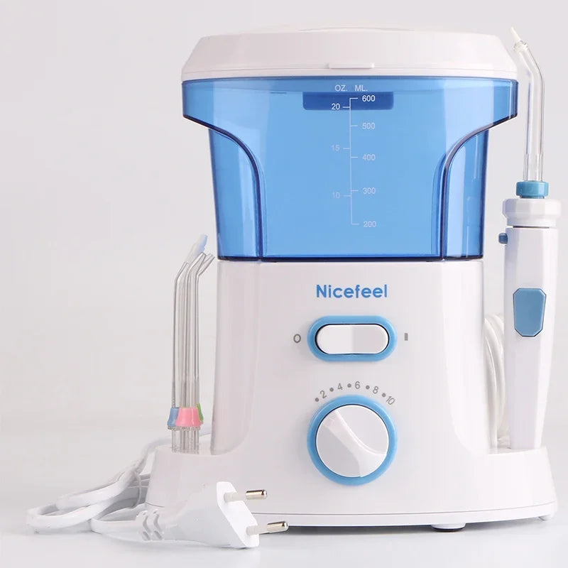Oral Irrigator Water Flosser – Electric Teeth Cleaner with 7 Nozzles for Whitening, Dental Calculus & Braces Care