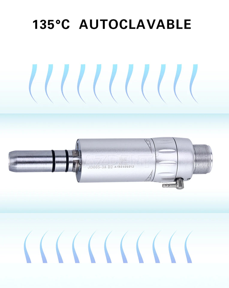 AZDENT Dental Low-Speed Contra Angle Handpiece – Latch Type, Fits E-Type Air Motors