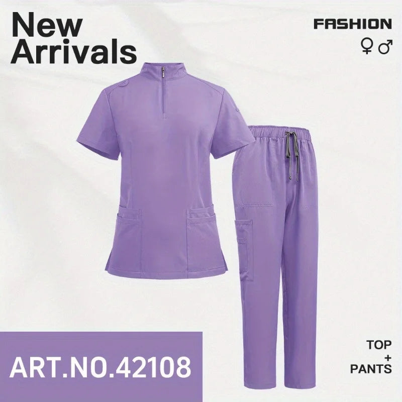 Unisex CNurse Hospital Sweatshirt & Nursing Pants Set