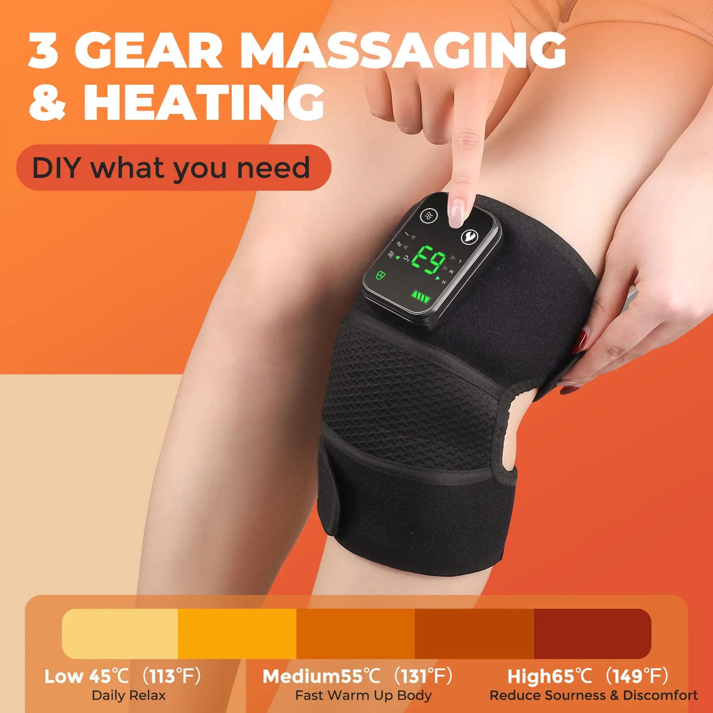 3-in-1 Electric Shoulder Heating Pad with 3-Speed Vibration – Thermal Muscle Relaxation Massager for Shoulder & Neck Care