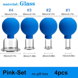 Rubber Cupping Face Massager Vacuum Eye Skin Lifting Facial Cups Anti Cellulite Jar Anti-Wrinkle Cupping Therapy Beauty Tool