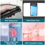 Portable High-Pressure Water Flosser & Oral Irrigator for Teeth