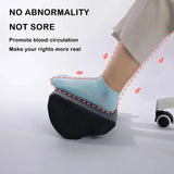 Ergonomic Memory Foam Foot Rest – Non-Slip Washable Under-Desk Foot Stool for Fatigue Relief