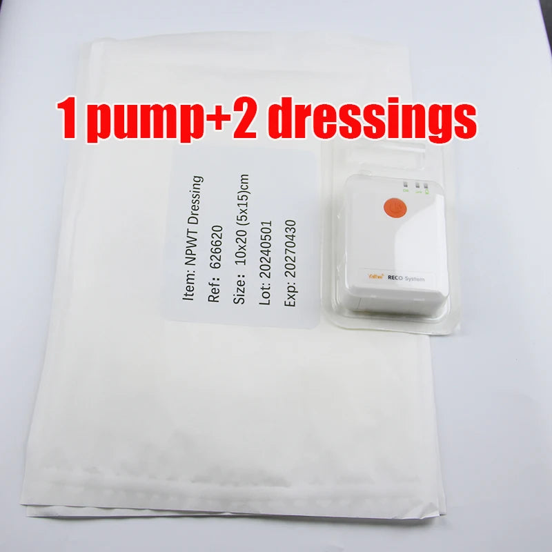 Negative Pressure Wound Therapy (NPWT) VAC Device with Dressing Kit – Advanced Medical Wound Care System