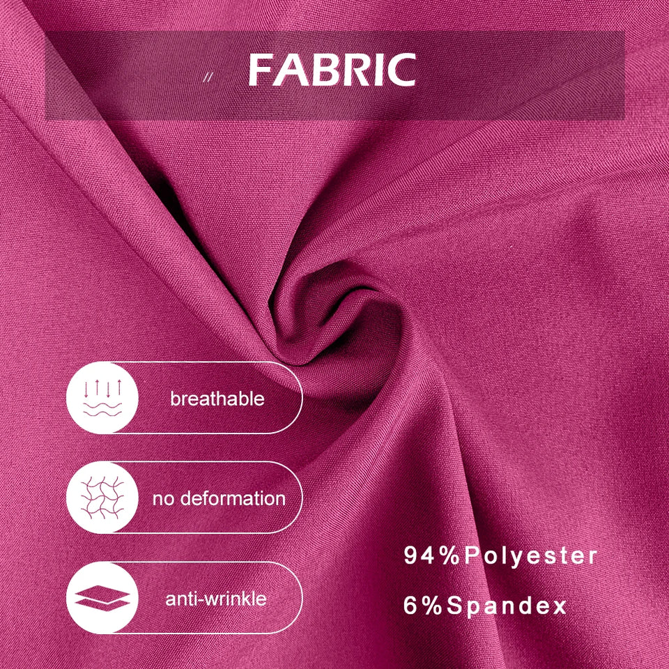 Women's Medical Scrub Set – Soft Nursing Uniform with Top & Pants for Hospital, Dental & Clinical Use