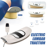 Electric Lumbar Traction Massager Inflatable Back Stretcher Device Adjustable Vibration Waist Massager Waist Spine Support Back