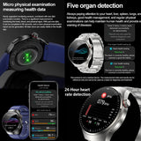 2025 Nursing-Grade Health Smartwatch – ECG+PPG, Blood Oxygen, Blood Lipid, Uric Acid, Body Temperature & Bluetooth Call