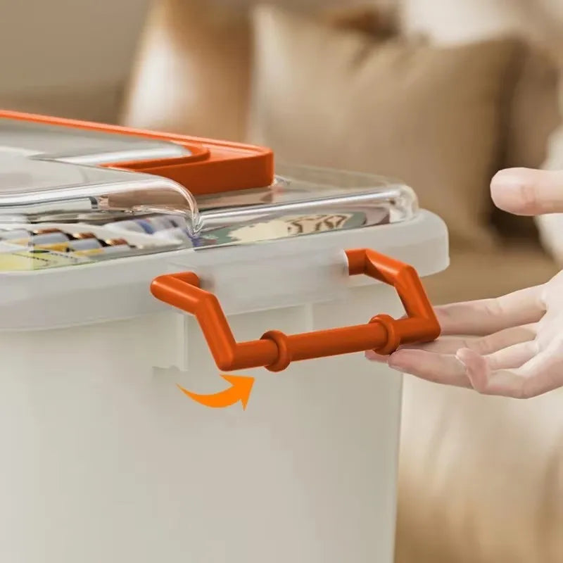 Large Capacity Portable First Aid Kit with Multi-layer Medicine Storage – Family Emergency Medical Box