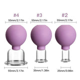 Rubber Cupping Face Massager Vacuum Eye Skin Lifting Facial Cups Anti Cellulite Jar Anti-Wrinkle Cupping Therapy Beauty Tool