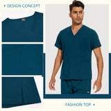 Unisex Medical Scrub Set with Pockets – Jogger-Style Nurse & Doctor Uniform for Clinical, Surgical & Veterinary Work