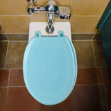 Round Soft-Close Toilet Seat – Comfortable Cushion Bathroom Replacement for Standard Toilets