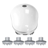 Infrared Scalp Massager with 4 Kneading Massage Heads Head Body Massager for Hair Growth Stress Relax Red Light Nourishes Hair