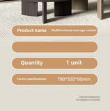 Upgrade Electric Full Body Massage Chair Neck Back Waist Leg Vibration Kneading Shiatsu Cushion Seat Relaxation Trapezius Massag