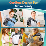 Electric Heated Shoulder Brace – 3-Level Heat & Vibration Massage Support Belt