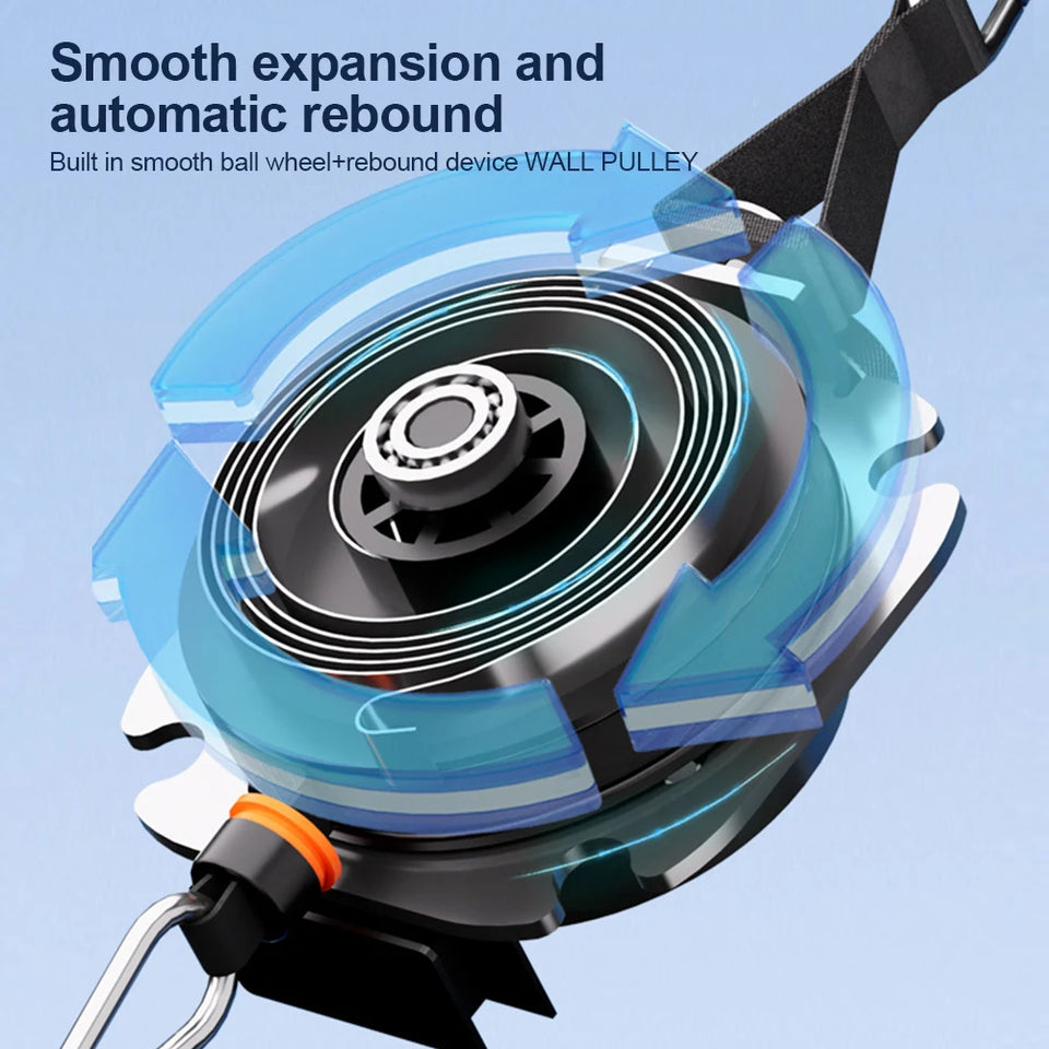 Fitness Pump Adjustable Resistance Rowing Machine – Strength Training Puller with Counter for Home Gym