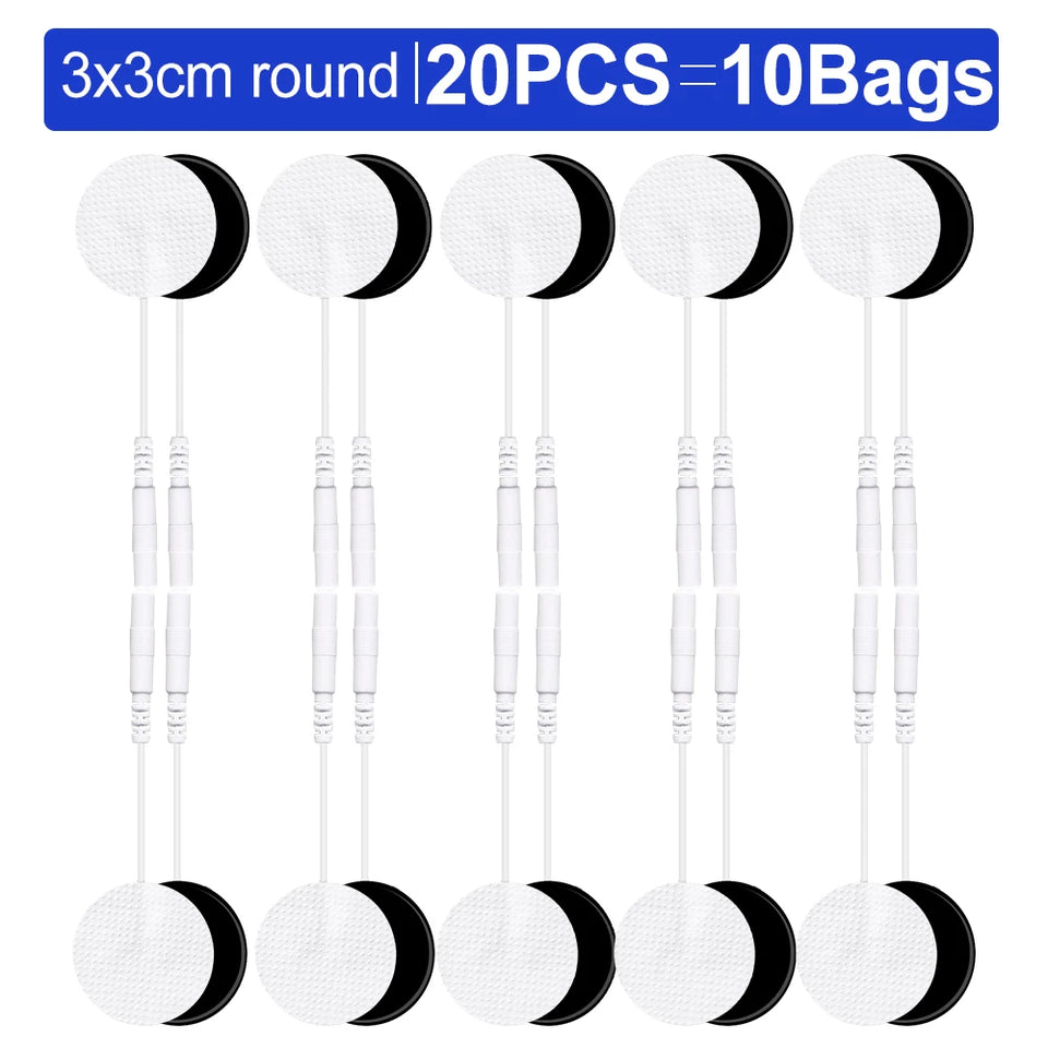 50/20/10pcs Electrode Pads Muscle Stimulator Acupuncture Physiotherapy Patches Tens Machine Conductive Gel Body Massage Pads