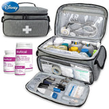 Travel First Aid Kit Bag – Layered Medical Storage Organizer for Home, Car & Outdoor Use