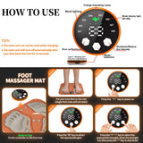 3D Smart Foot Massage Pad RF Remote Feet Massager 8 Modes 29 LevelsImprove Blood Circulation Relax Muscles Slim Legs Foot Pad