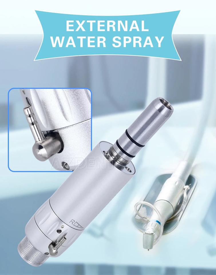 AZDENT Dental Low-Speed Contra Angle Handpiece – Latch Type, Fits E-Type Air Motors