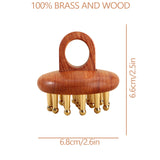 Radiant Skin Savior Lymphatic Detox Face Massager Fades Wrinkles Firms Jawline and Eyes Natural Copper Wood Beauty Tool