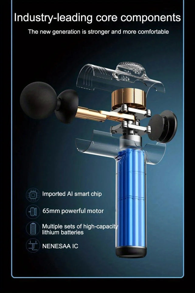 99-Speed Professional Muscle Massage Gun – Deep Tissue Massager for Neck, Back & Full Body Recovery