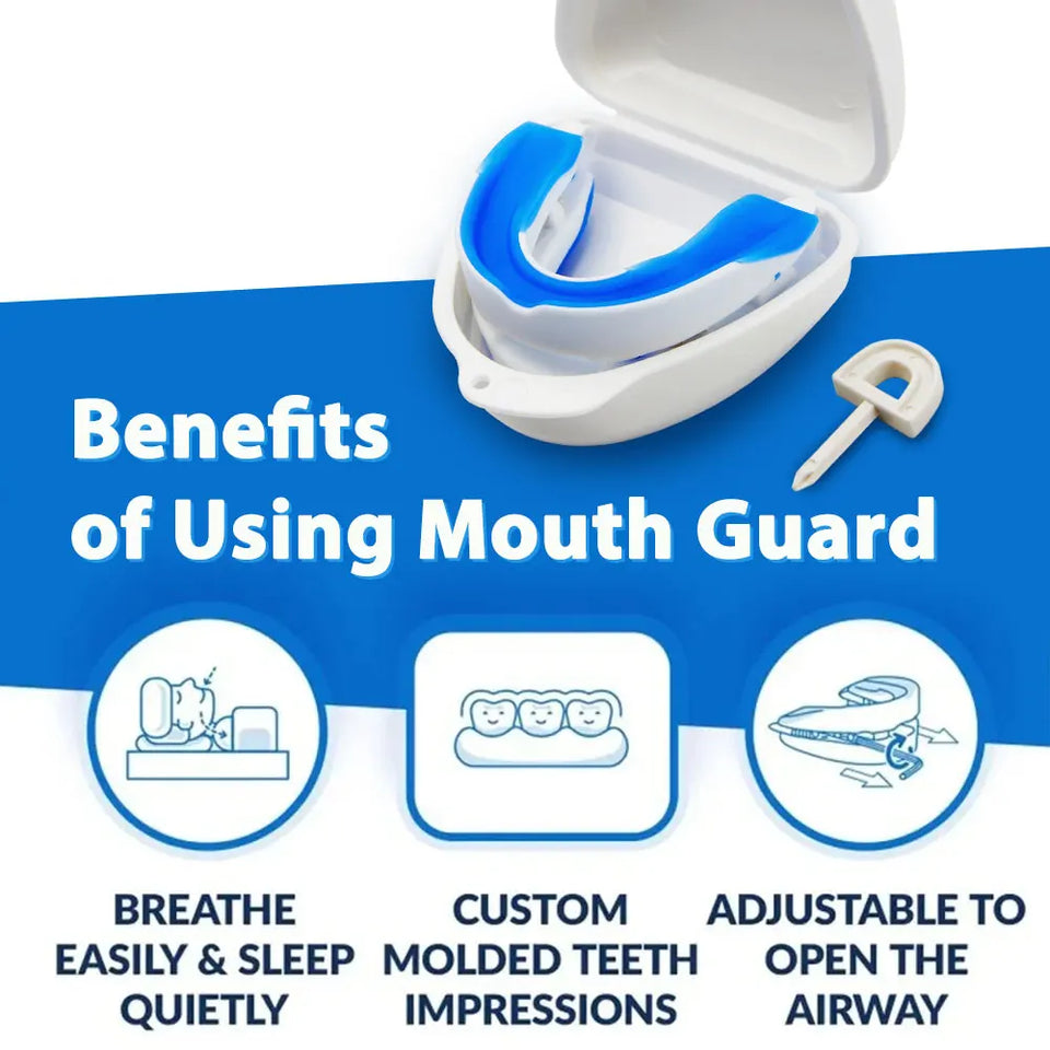 Silicone Anti-Snore Mouth Guard – Sleep Aid for Snoring, Bruxism & Sleep Apnea Relief