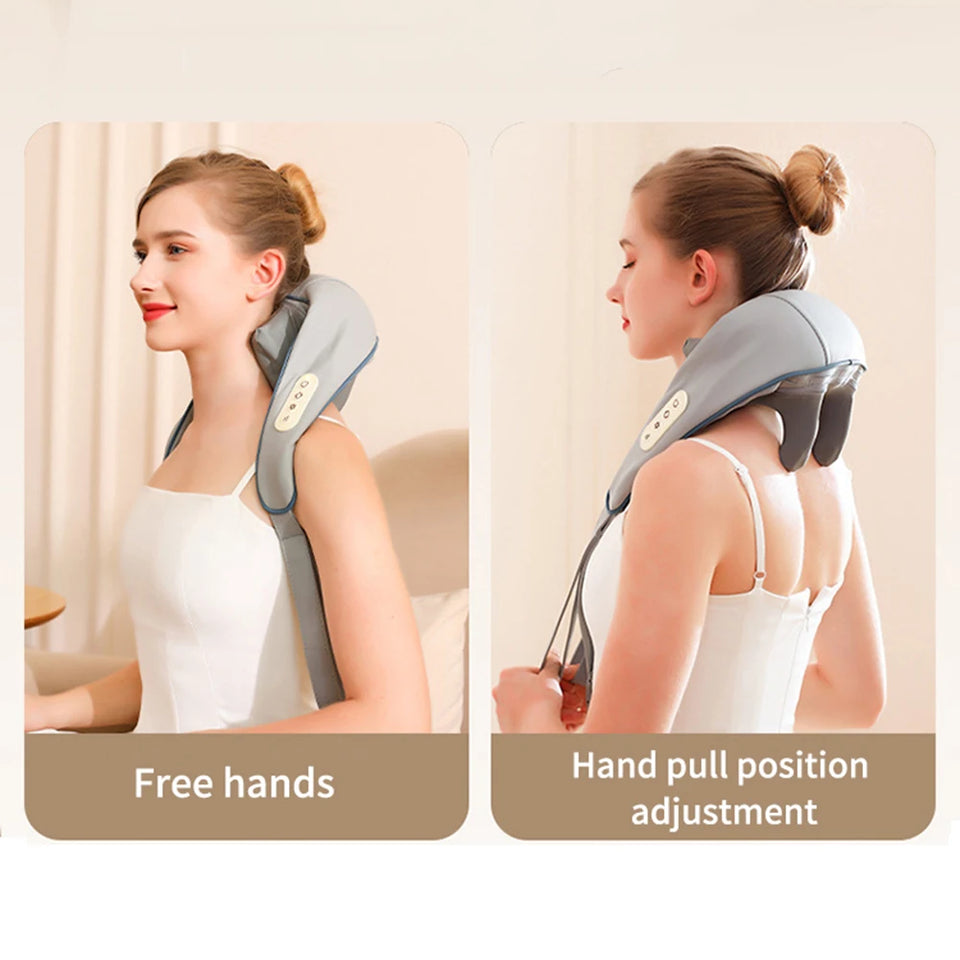 Intelligent Neck Massage Shawl Simulated Human Hand Cervical Trapezius Muscle Relaxation Shoulder & Neck Pain Relief Device