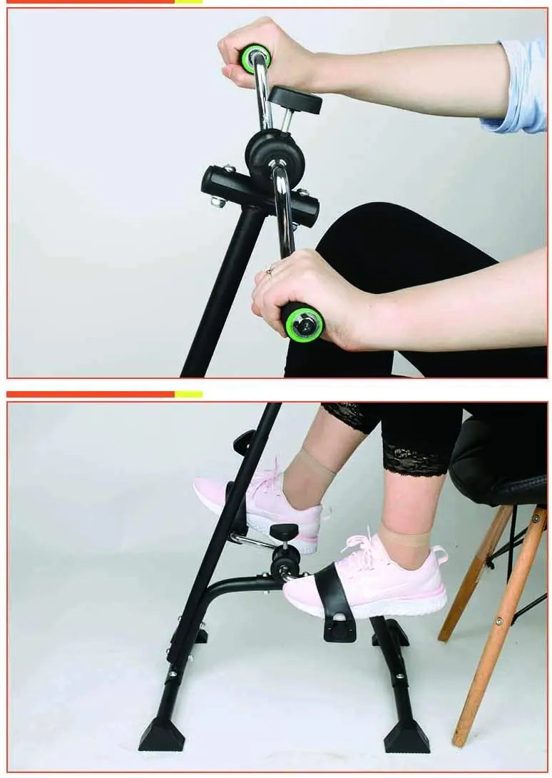 Adjustable Indoor Fitness Bike – Body, Arm & Leg Exercising & Physical Therapy Machine